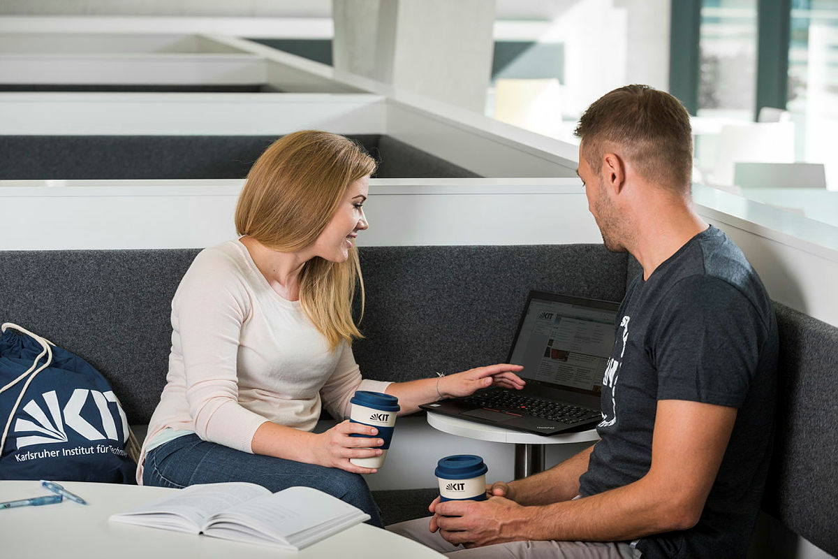 Students on a computer